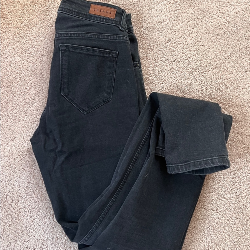 Sezane Black Skinny Jeans
